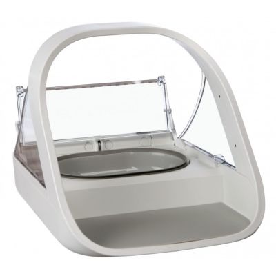 2. SureFlap MPF001 Hunde- oder Katzenfutterautomat/Wasserspender, Kunststoff, weiß, automatischer Haustierfutterautomat