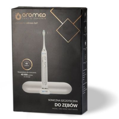 9. OROMED ORO SONIC NEXT WHITE Schallzahnbürste