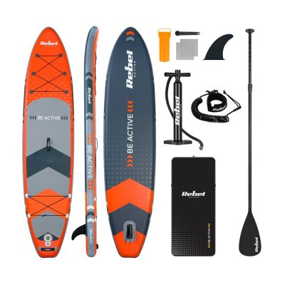 21. Aufblasbares SUP-Board REBEL ACTIVE 350 x 81 x 15 cm, orange