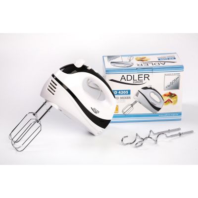 6. Adler AD 4205 Handmixer (300W; weiß, schwarz)