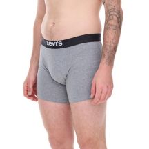 Levi's Boxershorts 3er-Pack graue Baumwoll-Boxershorts für Herren