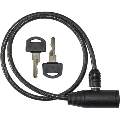 6. Fahrradschloss mit Schlüssel 0,6 x 65 cm Schwarz XQMAX
