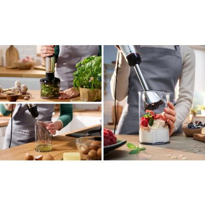 8. Bosch MSM6M621 Serie 6 ErgoMaster Stabmixer (1000W; Schwarz)