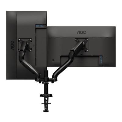 4. AOC AD110D0 Monitorhalterung/Ständer für 81,3 cm (32") Schreibtischmonitore, Schwarz