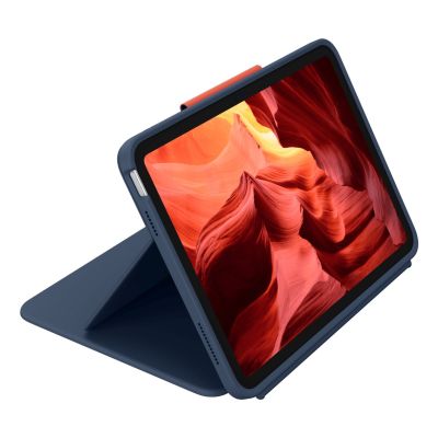 8. Logitech Rugged Combo 4 Touch QWERTZ Deutscher Smart Connector Blau