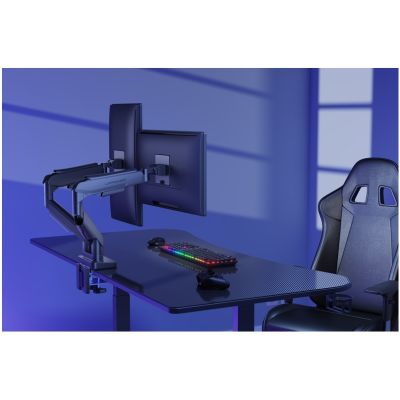 7. LC-Power Monitorarm für 2 Monitore bis zu 86,36 cm (B) Dual
