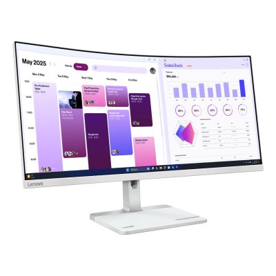 3. Lenovo L34W-4C 34" WQHD 120 Hz 350 cd/m² HDMI DP Cloud Grey