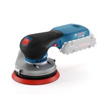 Bosch GEX 18V-125 Profi-Exzenterschleifer, 10.000 U/min, 20.000 Hübe/min, Schwarz, Blau, Grau, Rot