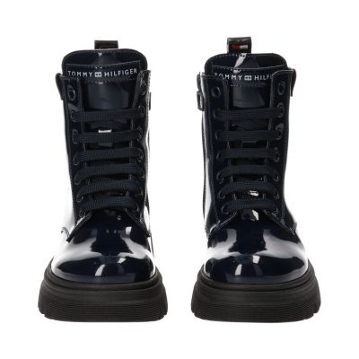 9. Tommy Hilfiger Schnürstiefelette Blau W T4A5-33040-0775800-800