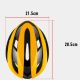 5. Rockbros 10110004005 Fahrradhelm, Größe L – Gelb und Schwarz