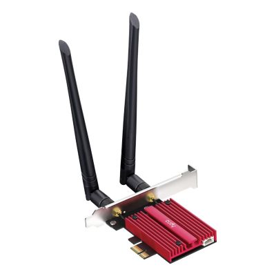 11. CUDY WE3000S AX5400 Wi-Fi 6 + BT 5.2 Netzwerkkarte, Intel AX210 PCIe Kühlkörper