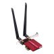 11. CUDY WE3000S AX5400 Wi-Fi 6 + BT 5.2 Netzwerkkarte, Intel AX210 PCIe Kühlkörper