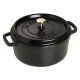 Staub Runder Gusseisentopf – 3,8 l, Schwarz