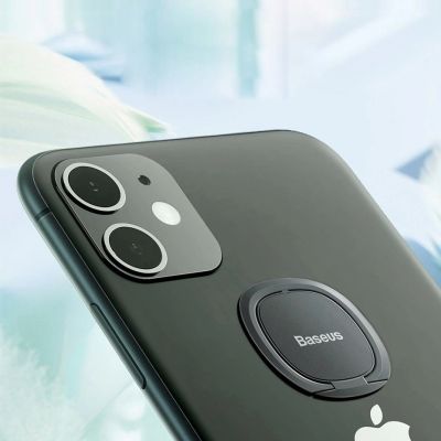 7. Baseus ultradünner selbstklebender Ringhalter Telefonständer silber (SUYB-0S)