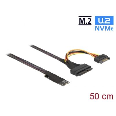 5. NVMe-Adapter Delock M.2 Key M zu U.2 SFF-8639 NVMe-Adapter 50cm
