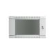 5. Lanberg WF01-6406-10S einteiliger abschließbarer Schrank (6 HE; 368 mm / 600 mm / 450 mm; Wandmontage; Glas; 19 Zoll; grau)