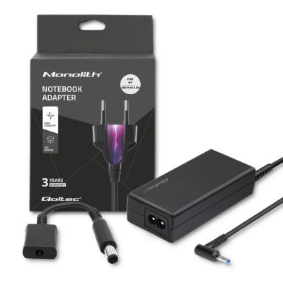 3. Qoltec 51728 Netzteil für HP Notebook (19 V; 3,33 A; 65 W; 4,5 mm x 3 mm)
