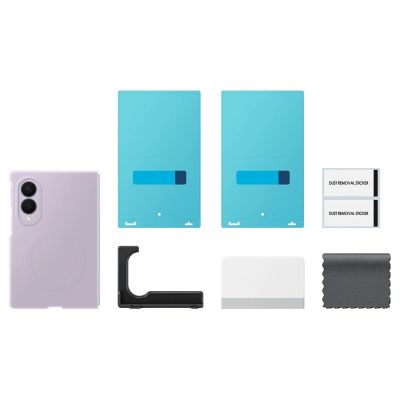 5. EF-EF971CVE Samsung Silikon-Magnethülle für Galaxy Z Fold 8 Violett