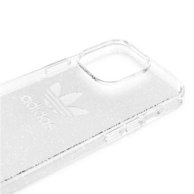 5. Adidas OR Protective Clear Case Glitter für iPhone 13 Pro / iPhone 13 - Transparent Silber