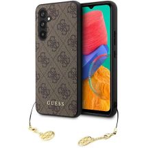 Guess 4G Charms Collection Hülle für Samsung Galaxy A54 5G - Braun