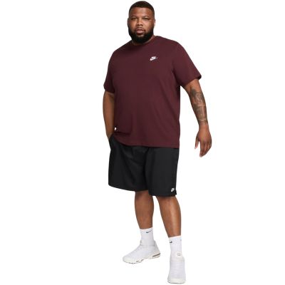 6. Herren-T-Shirt Nike Club Tee burgunderrot AR4997 652