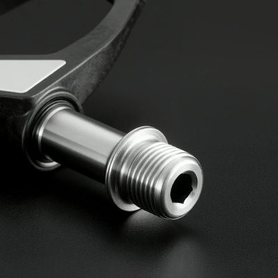 9. Rockbros RD9 SPD Pedalplatten aus Carbonfaser und Titanlegierung – Schwarz