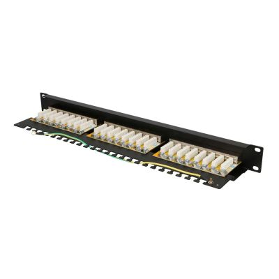 6. Extralink Patchpanel CAT5E STP V2 24 Ports