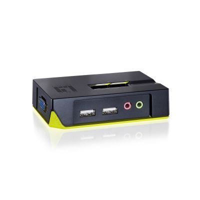 9. LevelOne KVM-0221 KVM-Switch Schwarz, Grün