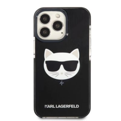 3. Karl Lagerfeld KLHCP13LTPECK iPhone 13 Pro / 13 6.1" Hardcase schwarz/schwarz Choupette Head
