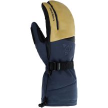 VIKING Norvik Pro Lobster Freeride-Handschuhe für Erwachsene, Marineblau mit beigem Leder, Größe 7