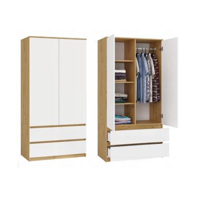 8. MALWA SS-90 ARTISAN KLEIDERSCHRANK / WEISSES SET