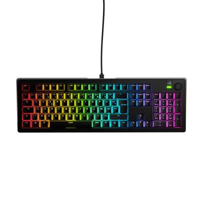 6. Glorious PC Gaming Race GMMK 3 Vorgefertigte USB-Tastatur QWERTZ US Englisch Schwarz