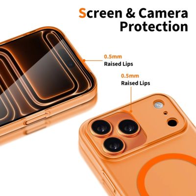 4. Tech-Protect Magslim MagSafe Hülle für iPhone 17 Pro Max – Orange