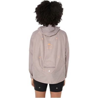 3. ASICS Fujitrail Packbare Windjacke 2012D313-020 Grau L