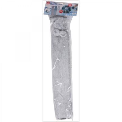 GUMMI-WÄRMEFLASCHE IM ALPINA-ETUI 2L GRAU