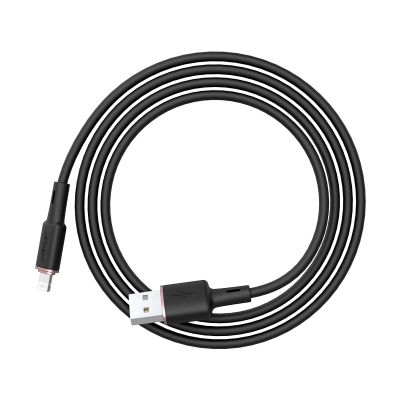 3. Acefast Kabel MFI USB - Lightning 1,2m, 2,4A schwarz (C2-02 schwarz)