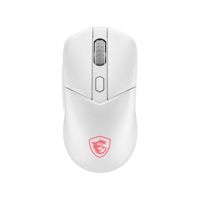 MSI Versa 300 Kabellose Gaming-Maus (rechte Seite) Funkfernbedienung + Bluetooth + USB Typ-C Optischer Sensor 8000 DPI