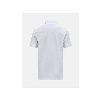 2. PEAK PERFORMANCE M Klassisches Baumwoll-Polo-Herren-T-Shirt, Weiß