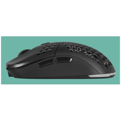 2. GAMIAC PX71 Gaming-Maus, beidhändig bedienbar, kabellos (RF) + USB Typ-A, optisch, 16000 DPI