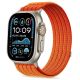 Tech-Protect Nylon-Sportarmband für Apple Watch 44 / 45 / 46 / 49 mm – Orange
