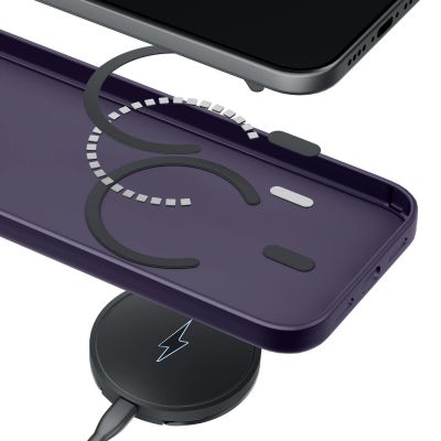 3. 3mk Smoke MagCase für iPhone 17 Pro Max – Lila-Transparent