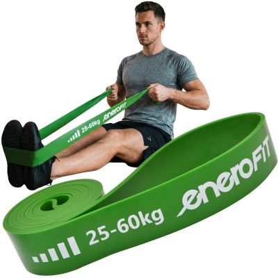 12. Widerstandsband Powerband 25-60kg Grün Enero Fit