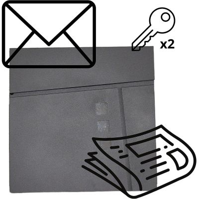 13. Briefkasten 37 x 37 x 10,5 cm 1067544 SASKA GARDEN