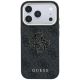 3. Guess 4G & Big Resin Logo Hülle für iPhone 17 Pro Max / 18 Pro Max - Schwarz