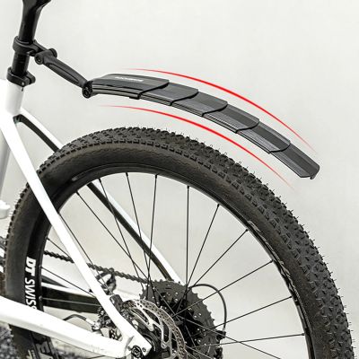10. Rockbros FK-810 Faltbarer Teleskop-Fahrradschutzblechsatz – Schwarz