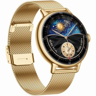 9. Smartwatch Gravity Gold Armband + Armband GT33-2