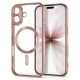 2. Tech-Protect MagFlex Hülle für iPhone 17 – Transparentes Rosa
