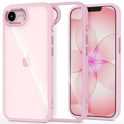 Tech-Protect Magmat Hülle für iPhone 16e / 17e – Transparentes Rosa