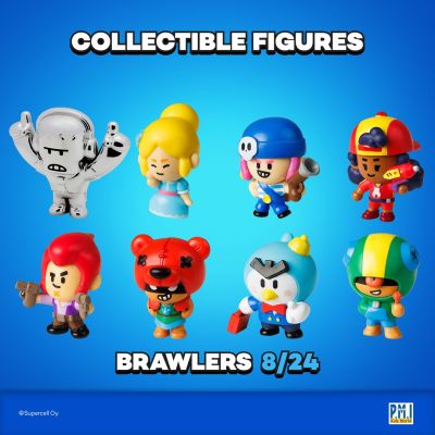 4. BRAWL STARS S1 FIGUREN - 8ER-PACK DELUXE-BOX VER.B