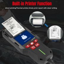 EM-Batterietester 6V/12V/24V KONNWEI mit Drucker